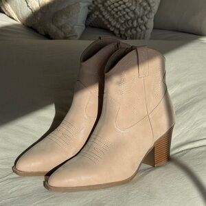 Light Pink Cowboy Boot Heels